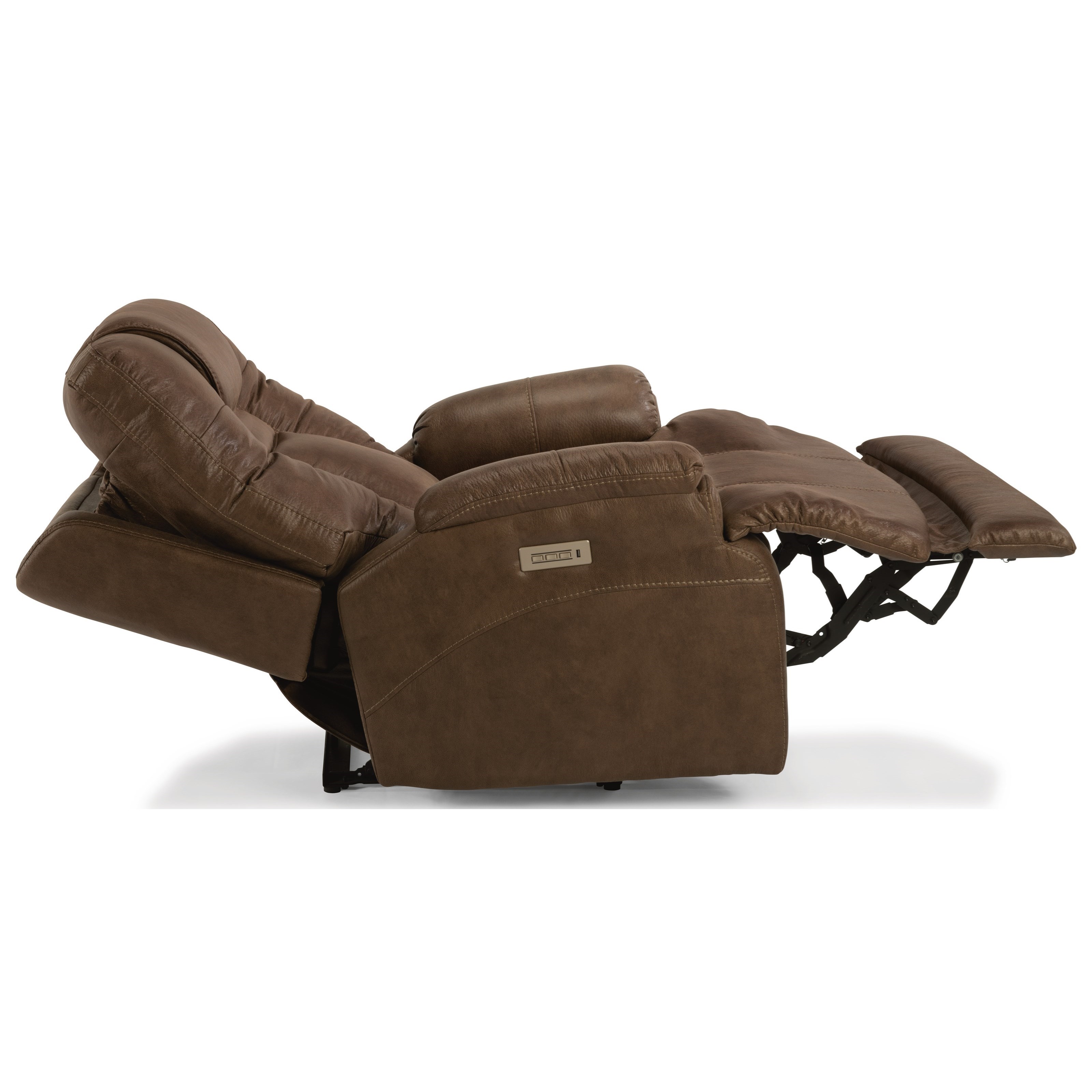Power recliner with online power headrest